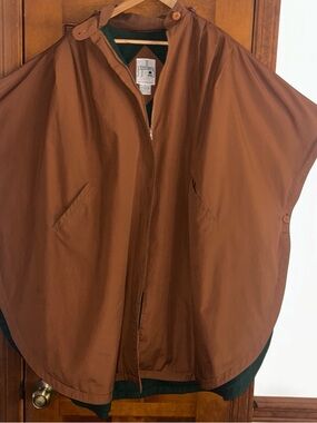 Gallery Brown Cape Jacket
